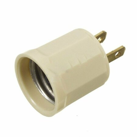 AMERICAN IMAGINATIONS 660W Round Ivory Bulb Holder Plastic AI-37034